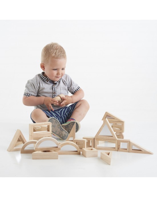 Mirror Block Set (24 X 6 Shapes) 18M+