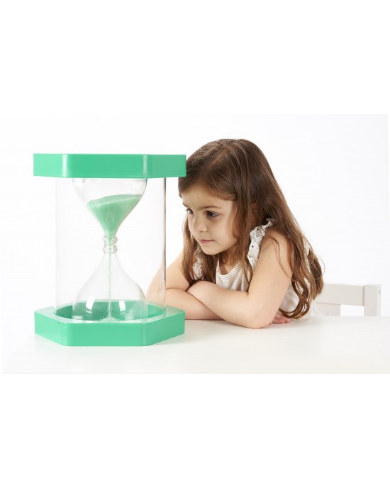 Giant ClearView Sand Timer - 1 Min. Green