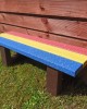 Eco-Rainbow Recycled Bench (1M)