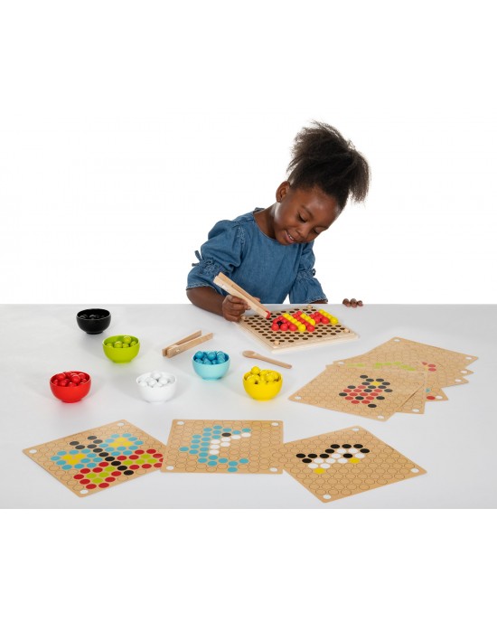 Wooden Fine Motor Pattern Balls