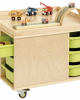 Kids Multi-function Activity Play Table With 12 Storage Box