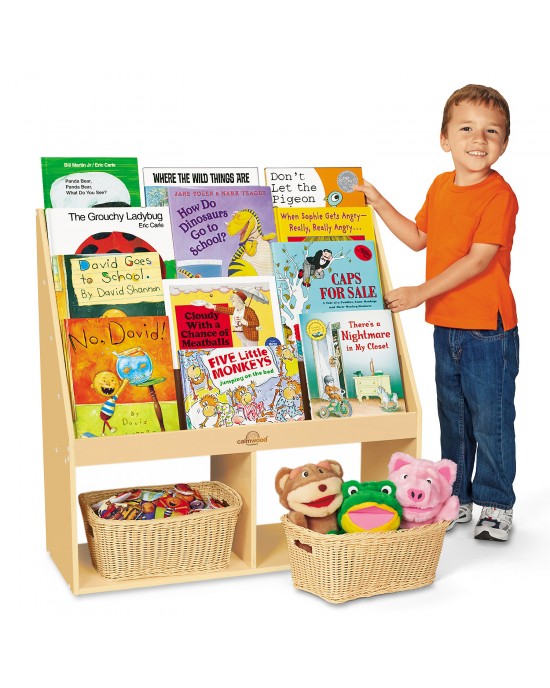 Single Side Book Display & Storage