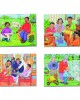 Kinds of Family No 2. Set of 4