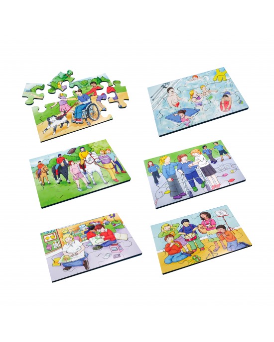 Inclusion Puzzles (Set of 6)12 pcs