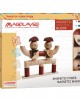 Magschool - 24 Pieces Wooden People Builder