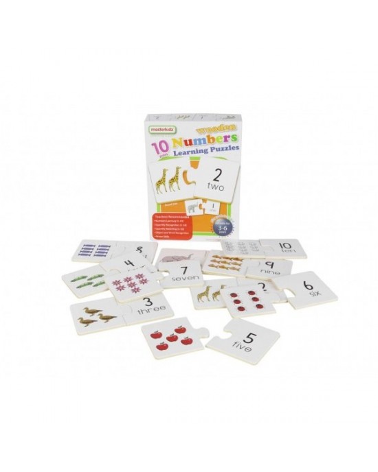 Wooden Numbers Learning Puzzles