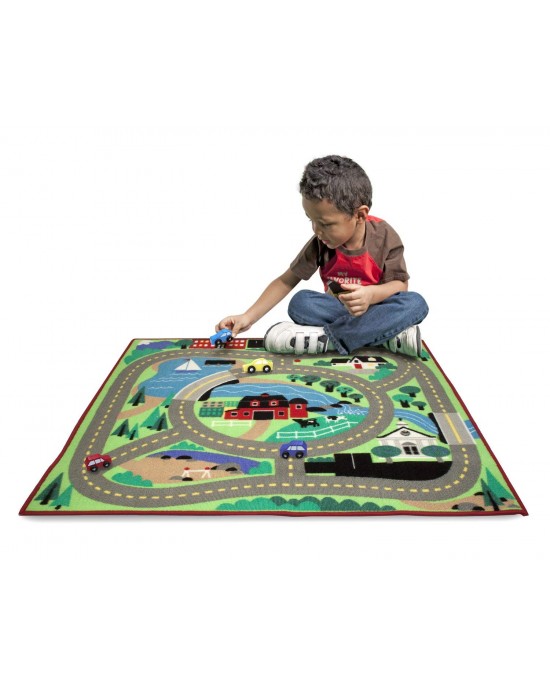 Round the Town Road Rug & Car Set