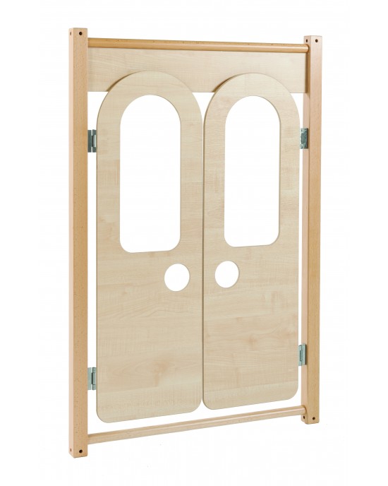 Double door play panel