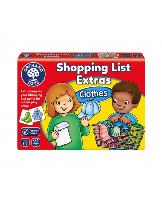 Orchard Toys - Shopping List Extras Clothes (3-7)