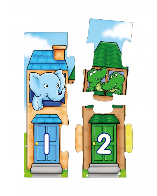 NUMBER STREET JIGSAW PUZZLE (2-5)