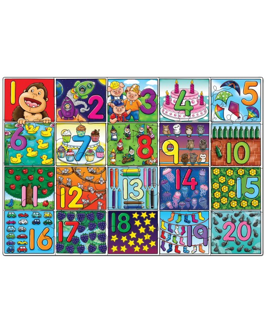 BIG NUMBER FLOOR JIGSAW (3-6)