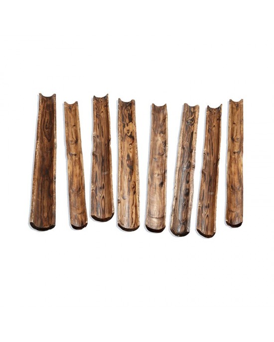 Wooden Water Channelling (8 Pieces)