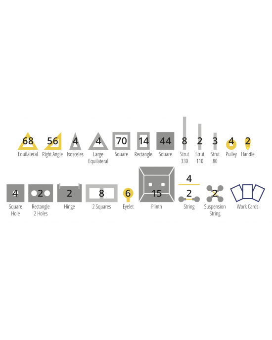 Original Polydron Bridges Class Set