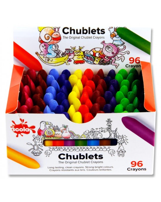 96 Chublets Crayons