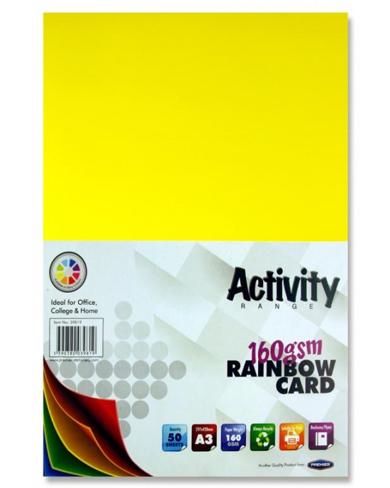 A3 Activity Card (50 sheets) Rainbow