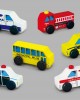 City Vehicles Set - 6pcs