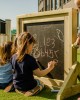 SQUARE DOUBLE SIDED FREE STANDING CHALKBOARD (Last One!)