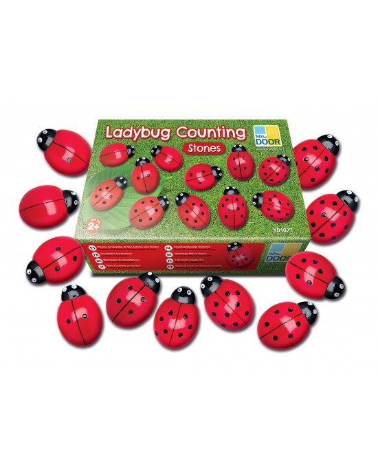 Ladybugs Counting Stones