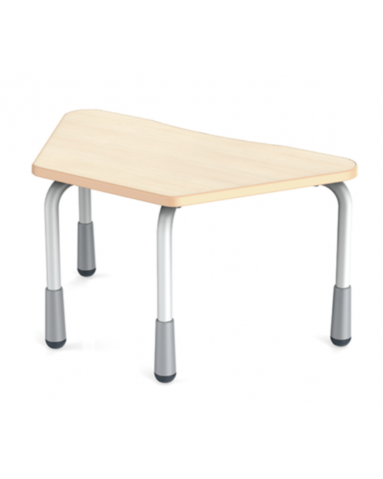 Height Adjustable Trapezoid Table