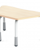 Height Adjustable Trapezoid Table