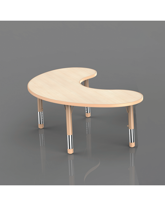 Horseshoe Table - Wood Finish 