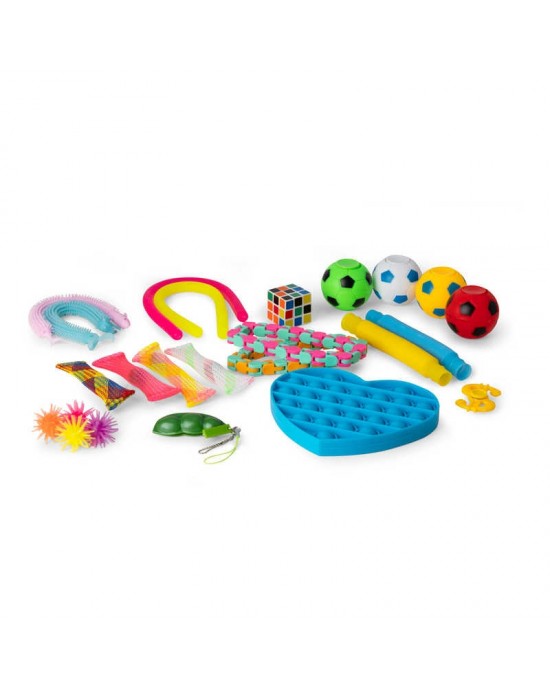 BUMPER FIDGET BOX (24 PIECE)