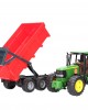 John Deere with Tipping Trailer