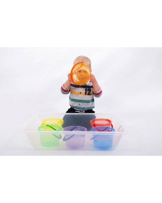 TRANSLUCENT COLOUR BUCKETS SET