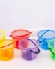 TRANSLUCENT COLOUR BUCKETS SET