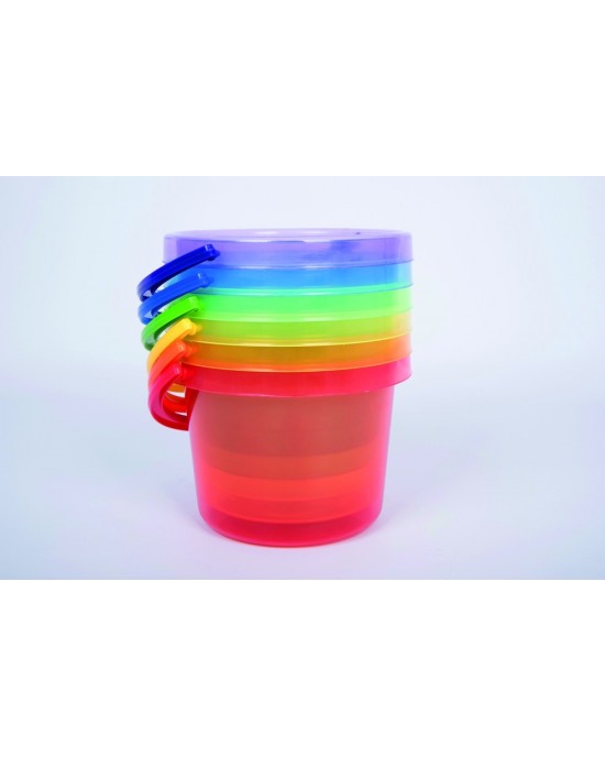 TRANSLUCENT COLOUR BUCKETS SET