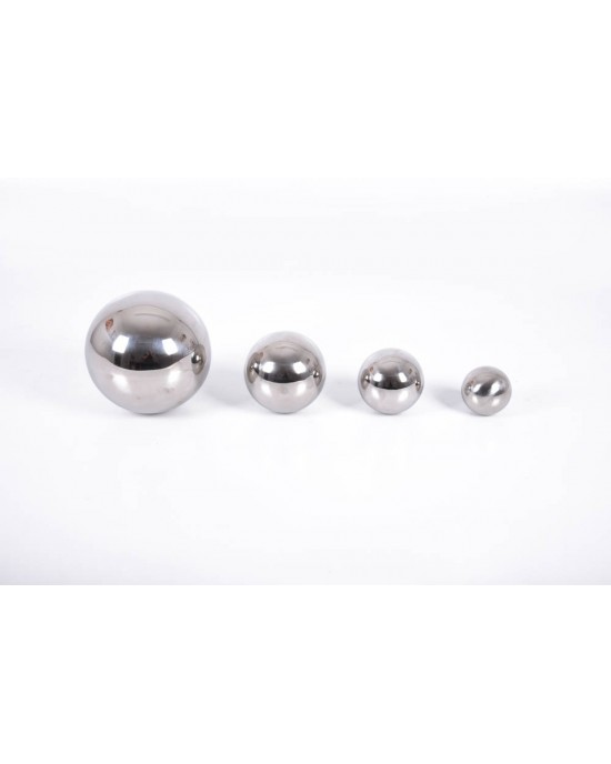 Silver Sensory Reflective Balls - Pk4 0M+