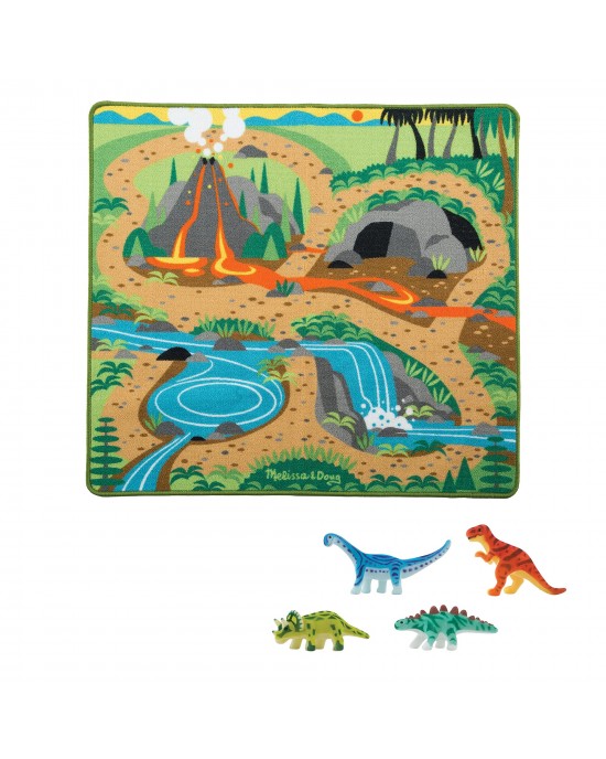 Prehistoric Playground Dinosaur Rug