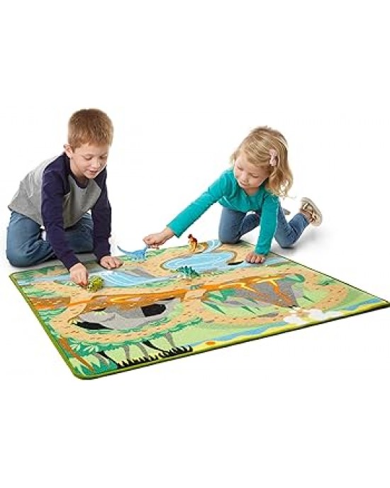 Prehistoric Playground Dinosaur Rug