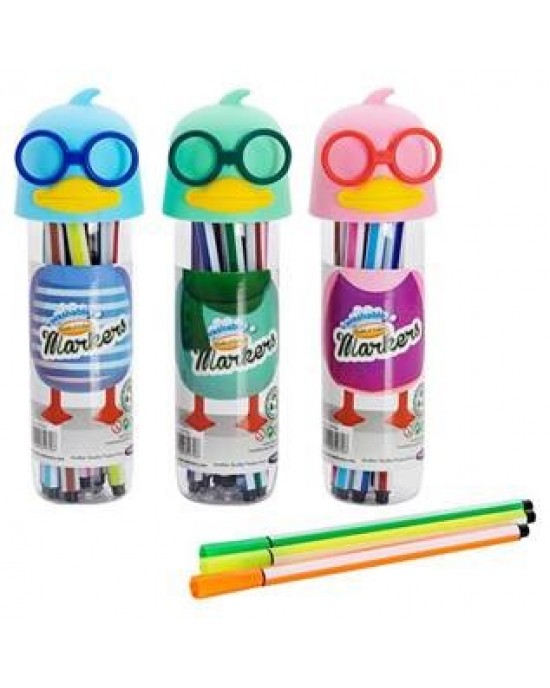 Woc Tub 12 Washable Felt Tip Markers 