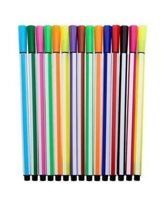 Woc Tub 12 Washable Felt Tip Markers 