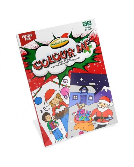 96 Page Christmas Colouring Book