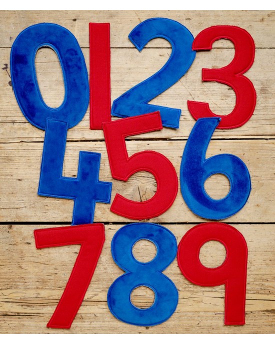 Feely Fabric Numbers