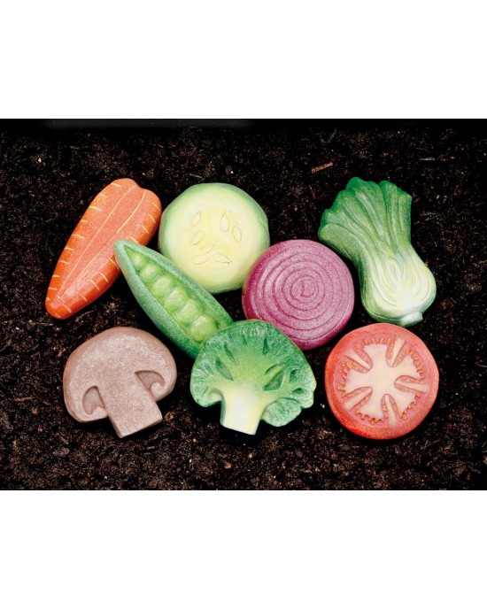 Vegetables – Sensory Play Stones (Set of 8)