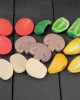 Pizza Toppings – Sensory Play Stones (set of 15)